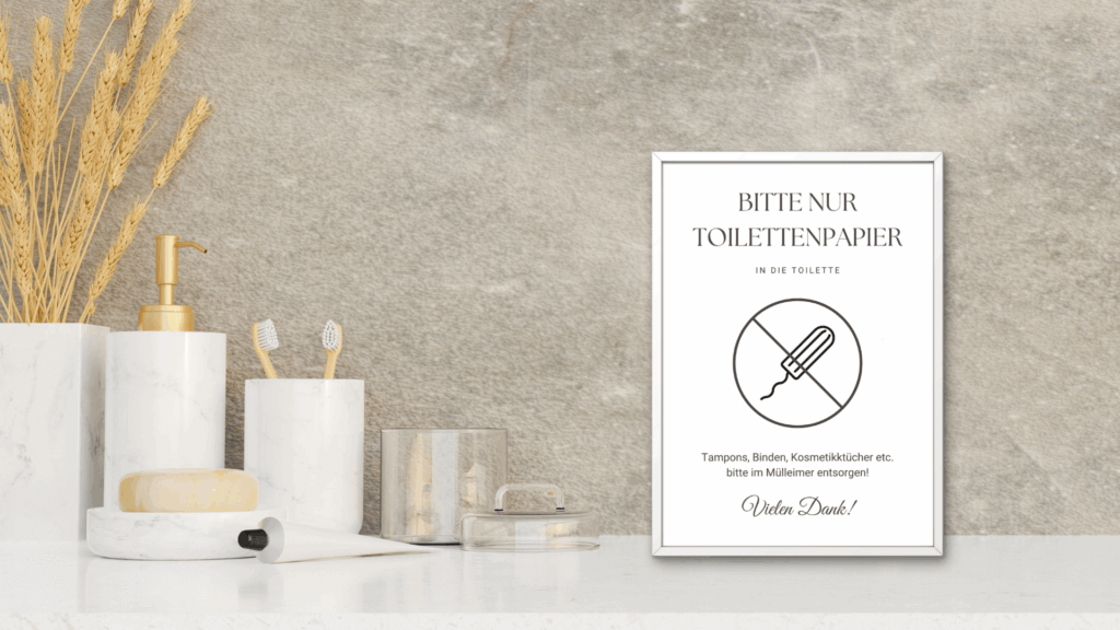 Badaufsteller A5 Bad-Regeln