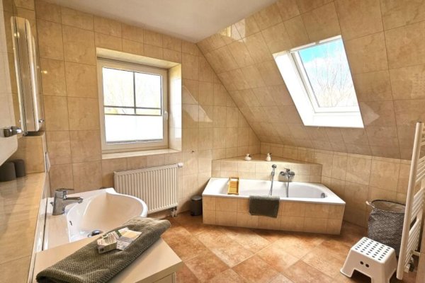 FeHa Sandregenpfeifer Bad OG mit Badewanne und Dusche